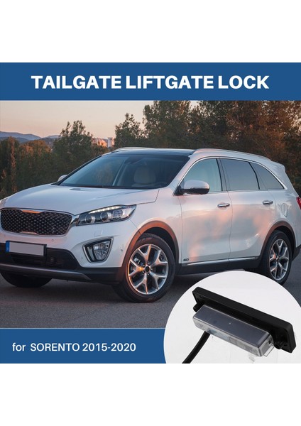 81260-C6010 Araba Bagaj Kapağı Kia Sorento Için Liftgate Kilit Serbest Bırakma Anahtarı 2015-2020 81260C6010 (Yurt Dışından) modelleri