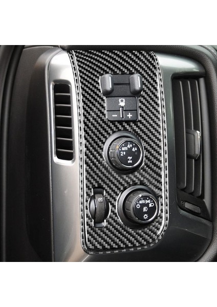 Chevy Silverado Için Karbon Fiber Lhd Gmc Sırrra 1500 14-2018 Far 4WD Mod Anahtar Panel Trim Iç Aksesuarlar A (Yurt Dışından) fırsatları