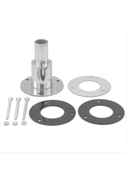 Paslanmaz Çelik 24 mm Tüp Boru Soketi Donanımı Için Gövde Egzoz Bağlantı Parçaları Park Isıtıcılar Için Kamyon Teknesi Düz (Yurt Dışından)