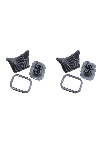 2x Dişli Vardiyalı Knob Iç Dış Toz Kapağı Çerçevesi Mitsubishi Pafero Montero Shogun Mk2 V31 V32 V33 (Yurt Dışından)