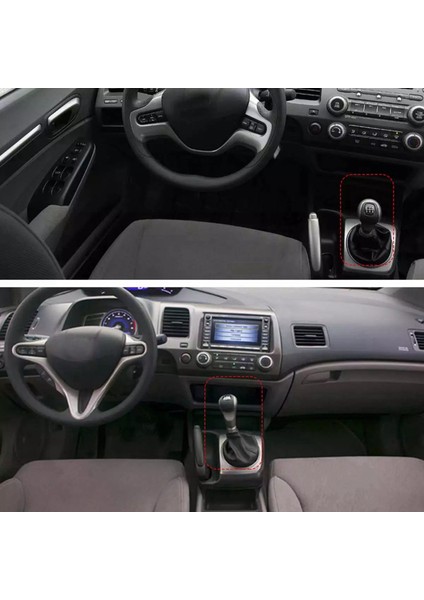 4x Vardiya Kafası Honda Civic Için 5 Hızlı Dişli Vardiya Knob Manuel Vardiya Top Çubuğu 2006-2011 54102-SNA-A02 (Yurt Dışından) indirimleri