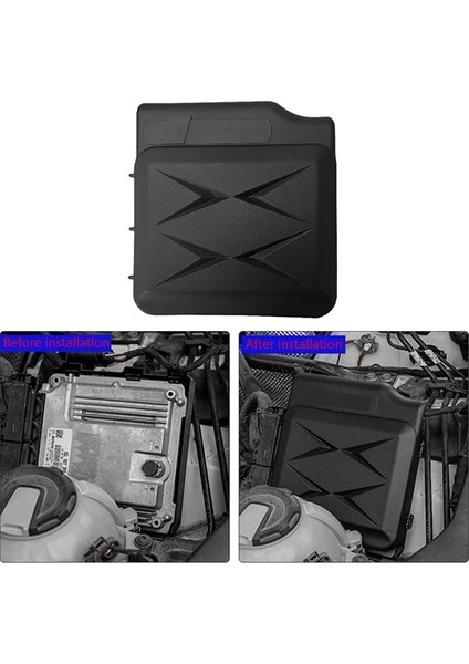 For-Audi Q5 Q5L 2018-2020 Ecu Kontrol Ünitesi Koruma Kapağı Motor Bilgisayar Kartı Toz Geçirmez Kapak (Yurt Dışından) modelleri