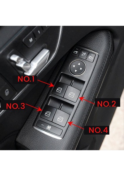 Araba Penceresi Asansör Anahtarı Onarım Düğmesi Kapak 2049058202 Mercedes-Benz C-Serisi W204 Glk X204 W212 W207 No 2 (Yurt Dışından) fiyatları