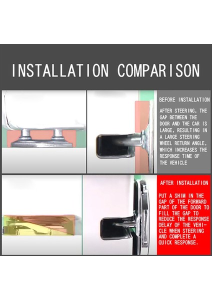 2set Araba Trd Kapı Stabilizatör Kapı Kilit Koruyucu Mandal Toyota Için Tıpa Kapakları All Series Land Cruiser Alphard (Yurt Dışından) modelleri