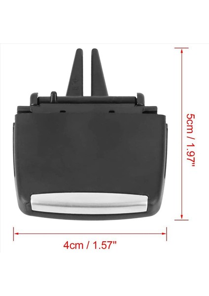 5x For-Bmw X5/x6 Hava Havalandırma Çıkışı Sekmesi Klipsi Arka Sıra Temiz Hava Izgara Klipleri Bmw X5 E70 2006-2012 X6 E71 2008-2013 (Yurt Dışından)