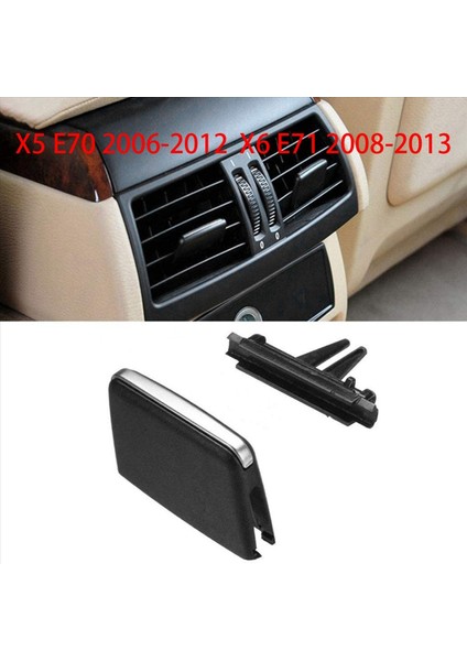 5x For-Bmw X5/x6 Hava Havalandırma Çıkışı Sekmesi Klipsi Arka Sıra Temiz Hava Izgara Klipleri Bmw X5 E70 2006-2012 X6 E71 2008-2013 (Yurt Dışından) indirimleri