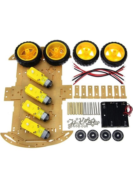 Akıllı Robot Montaj Araç Kiti Dıy Kit Robot Akrilik Araba Temel Araba Öğrenme Programlama Kiti (Yurt Dışından) fırsatları