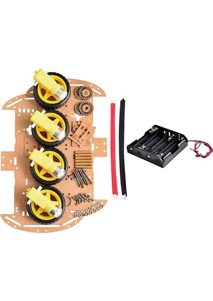 Akıllı Robot Montaj Araç Kiti Dıy Kit Robot Akrilik Araba Temel Araba Öğrenme Programlama Kiti (Yurt Dışından) indirimleri