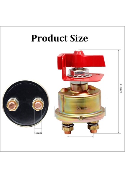 3x Universal Forklift Excavator-Marine Pil Kilit Kesme Anahtarı Kilit Braket Gücü Kesme Pil Anahtarı (Yurt Dışından) modelleri