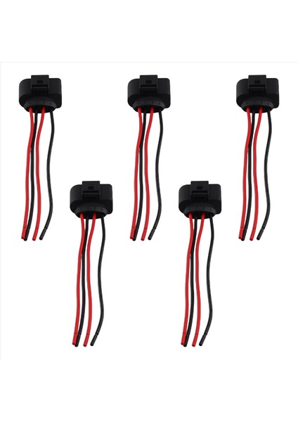 5 Pcs 4 Pin Otomatik Tel Kablo Demeti Konnektörü Uzatma Adaptörü Volkswagen Için Elektrik Fişi Audi Passat (Yurt Dışından)