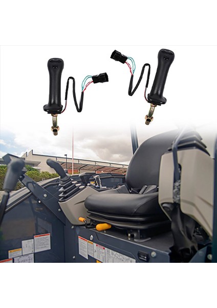 4x 3 Düğmeler Eksavatör Joystick Assy Daewoo Doosan Dh DX150 215 225 300 370-9C Sol (Yurt Dışından) modelleri