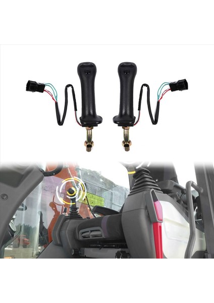 4x 3 Düğmeler Eksavatör Joystick Assy Daewoo Doosan Dh DX150 215 225 300 370-9C Sol (Yurt Dışından) fırsatları