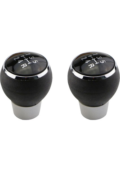 2x Araba 5 Vites Kafası Vites Knob mt Hentbol Mitsubishi Lancer Ex Evo Gts Asx V3 V5 V6 (Yurt Dışından)