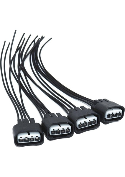 4pc Ateşleme Pigtail Konnektörü Onarım Kablo Demeti Kiti 2 Adet Set Set Gümüş Alüminyum Anahtarsız Motor Push Başlat Düğmesi (Yurt Dışından) fiyatları