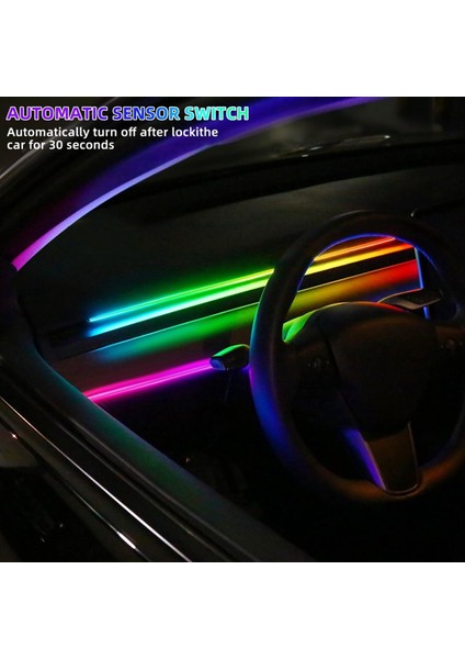 Tesla Dreamcolor Akrilik Iç Otomobil LED Şerit Işığı 30 Seconds Hareket Sensörü Anahtarı Tesla Dreamcolor Kiti (Yurt Dışından) fırsatları