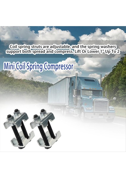 2 Yollu Ayarlanabilir Yay Ara Çalör Mini Yay Kompresör Strut Strut Şok Emici Araba Kamyonu 4 Pcs (Yurt Dışından) fiyatları