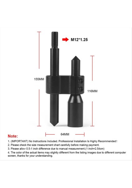 M12X1 25 Alüminyum Araç H Tip Vites Değiştirme Düğmesi Uzantısı Üç Adaptörlü Ayarlanabilir Genişletici Dişli Değiştirici (Yurt Dışından) modelleri
