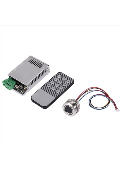 K216 Parmak Izi Kontrol KARTI+R503 Parmak Izi Modülü Iki Renk Halka Göstergesi Işık Erişim Kontrolü (Yurt Dışından)