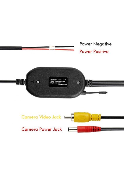 Araç Yedek Kamera/ön Araba Kamerası Için 12V 2 4ghz Araba Kablosuz Verici ve Alıcı (Yurt Dışından) fırsatları