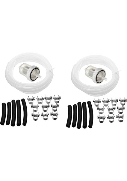 2x Araç Air Park Edici Tüpü Yedek Yakıt Boru Hattı Hortum Klibu Yakıt Filtresi Ham Yağ Heater Webasto Eberspacher (Yurt Dışından)