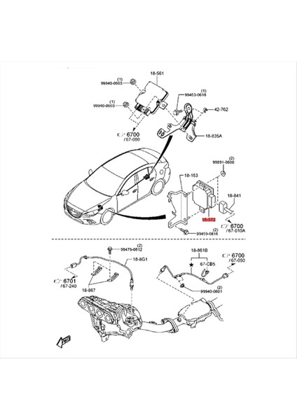 Araba Dc/dc Dönüştürücü Kontrol Ünitesi Invertör PE03-18-572 PE0318572 Mazda 2 3 6 Axela Cx3 Cx5 Cx-8 2013-2018 0410517869 (Yurt Dışından) fırsatları