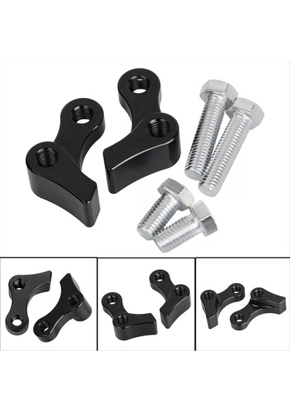 Motor Siyah Alüminyum 1 Inç Arka Alç Indirme Kiti Harley Dyna Süper Geniş Glide Fxdwg (Yurt Dışından) modelleri