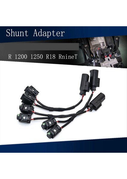 2x Motosiklet Şant Devre Soketi Uzatma Adaptörü Bmw Için Hızlı Bağlantı Kablosu R1200GS R1250GS R 1200 1250 R18 Rnınet (Yurt Dışından) indirimleri