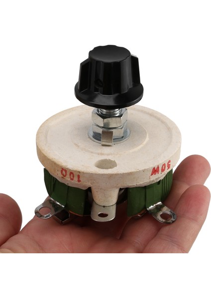 2x 50W 10 Ohm Seramik Potansiyometre Değişken Konik Pot Direnç Rheostat (Yurt Dışından) modelleri