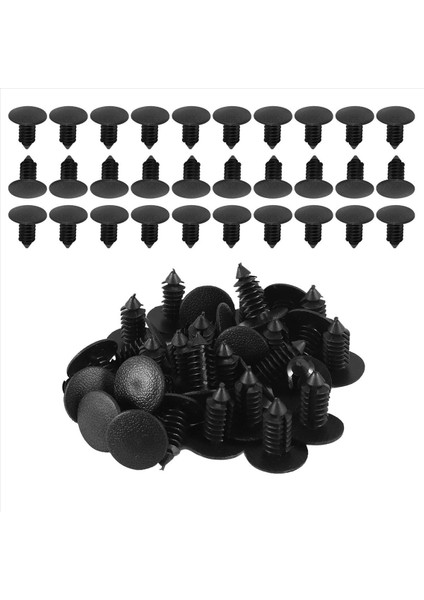30PCS 9mm x 8mm Delikli Plastik Araba Çamurluk Köknar Ağacı Klips Perçinleri Tutucu (Yurt Dışından) modelleri