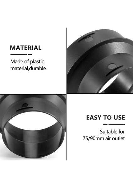 90MM Ila 75MM Park Isıtıcı Kanalları Redüktör Konnektörü Hava Isıtıcı Kanalı Boru Azaltıcı Adaptör Adaptör Dönüştürücü Eberspacher Için (Yurt Dışından) fırsatları