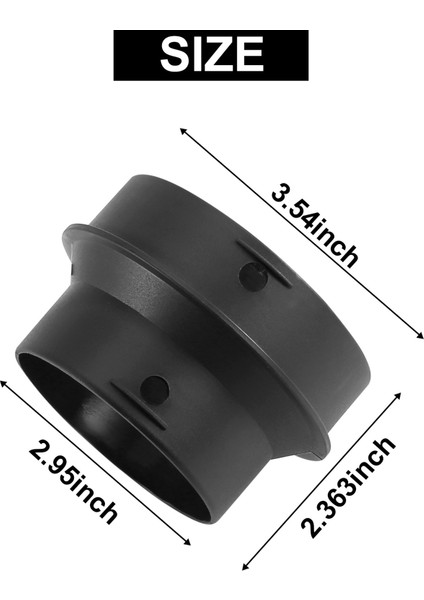 90MM Ila 75MM Park Isıtıcı Kanalları Redüktör Konnektörü Hava Isıtıcı Kanalı Boru Azaltıcı Adaptör Adaptör Dönüştürücü Eberspacher Için (Yurt Dışından) indirimleri