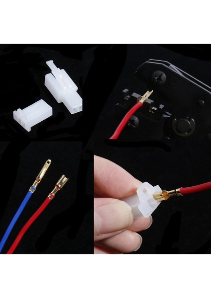 200 Adet 2 8mm Otomotiv Tel Konektörü 2/3/4/6 Pin Elektrikli Erkek ve Dişi Kablo Terminal Konektör Kiti Rv&#39 Ler Için (Yurt Dışından) indirimleri
