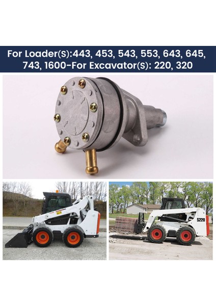 Kubota B1550 B1750 B2150 M4030 M4950 M5030 Için Conta ile Yakıt Pompası 6598121 6598121 6599008 6666850 (Yurt Dışından) indirimleri
