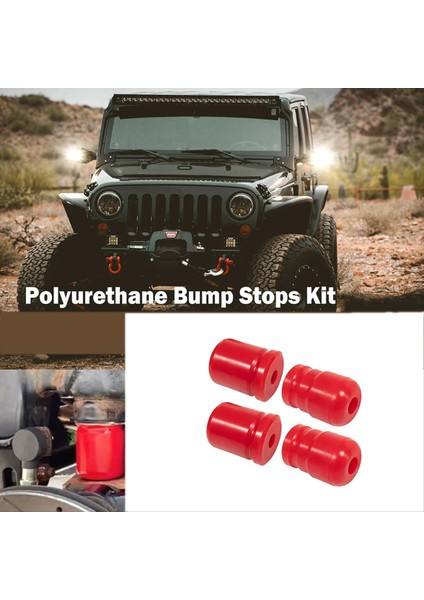 1-1303 &amp 1-1304 Ön Arka Poliüretan Yumru Durakları Jeep Wrangler Jk Jku 2007-2018 Ön Durdurma ve Arka Durdurma (Yurt Dışından) modelleri