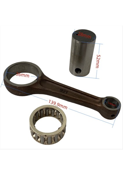 12105-05820 Motosiklet Krank Mili Bağlantı Çubuğu Kiti Suzuki DF125 DRZ125 CS125 SP125 ALT125 LT125 12161-05200 (Yurt Dışından) fırsatları