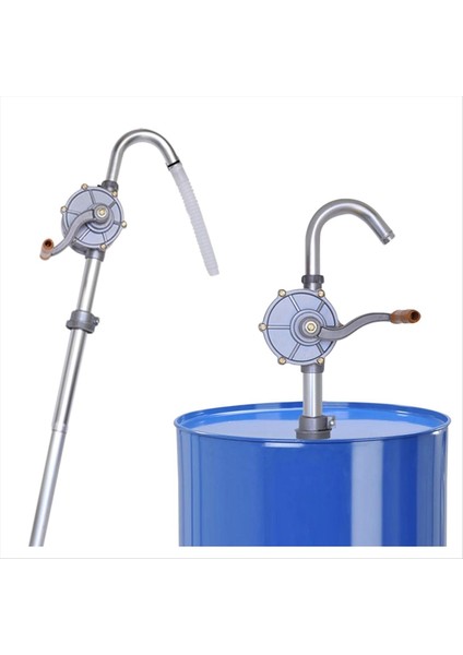 15 Ila 55 Galon Davul Pompası Yükseltilmiş Tüm Alüminyum Yağ Transfer Namlu Pompası Dizel Için El Yakıt Pompaları Hidrolik Sıvı (Yurt Dışından) fiyatları