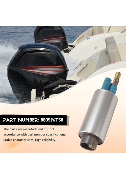 Merkür Marine F50000106 880596T58 Için Düşük Basınçlı Petrol Benzinli Elektrikli Yakıt Pompası (Yurt Dışından) indirimleri