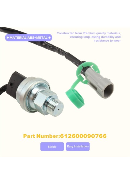 1pcs 612600090766 Delong Ağır Kamyon Için Yağ Basınç Sensörü Algılama Fişi Weichai Motor (Yurt Dışından) indirimleri