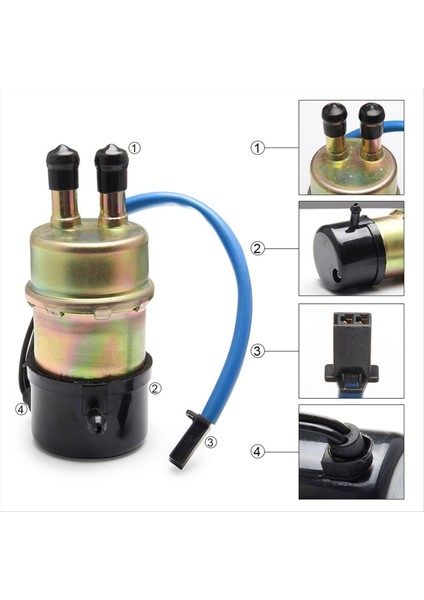 Honda Gölgesi VT600C VT600CD Için 12V Motosiklet Yakıt Pompası Vlx 600 16710-MR1-015 490401055 (Yurt Dışından) indirimleri