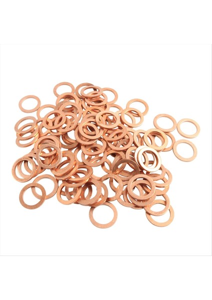 100 Pcs Araç Şanzımanı Yağ Drenaj Vidalı Yıkayıcı Vida Fiş Conta Conta 007603-014106 007603014106 Mercedes-Benz Için (Yurt Dışından)