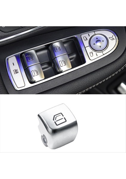 Araba Sol Sürücü Kapı Penceresi Anahtarı Onarım Düğmesi Kapak 2059056811 Mercedes-Benz C-Serisi W205 Glc W253 2015-2021 No 3 (Yurt Dışından) fırsatları