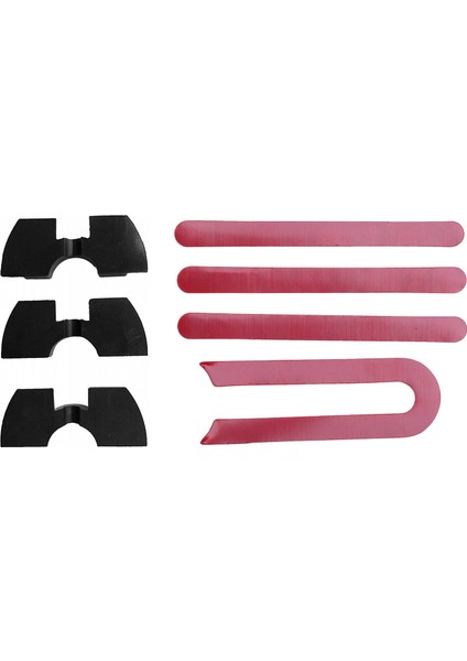 Xiaomi Mijia Için 7 Pcs M365 Elektrikli Scooter Aksesuarlar 4 Pcs Tekerlek Lastiği Kapağı Koruyucu Kabuk Yansıtıcı Çıkartma ve 3 Pcs Değiştirilmiş Aksesuarlar Kutup Ön Çatal (Yurt Dışından)
