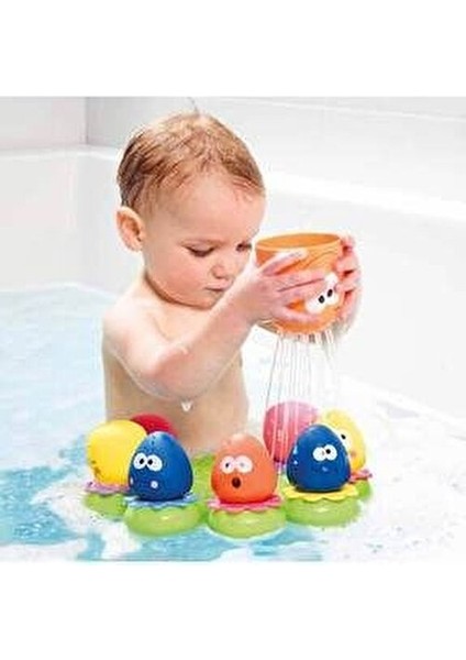 Banyo Arkadaşı Ahtapotlar Eğlenceli Tasarım 0-24 Ay Kız ve Erkek Çocuklar İçin