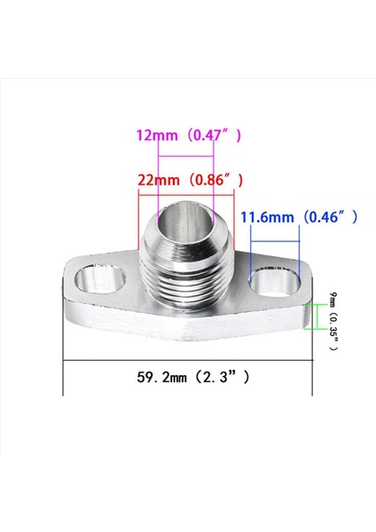 3x AN10 Turbo Yağ Dönüşü Drenaj Flanşı Adaptör Kiti GT28 GT28 GT30 GT35 T25 M8X1 25MM Cıvatalar Gümüş (Yurt Dışından) fırsatları