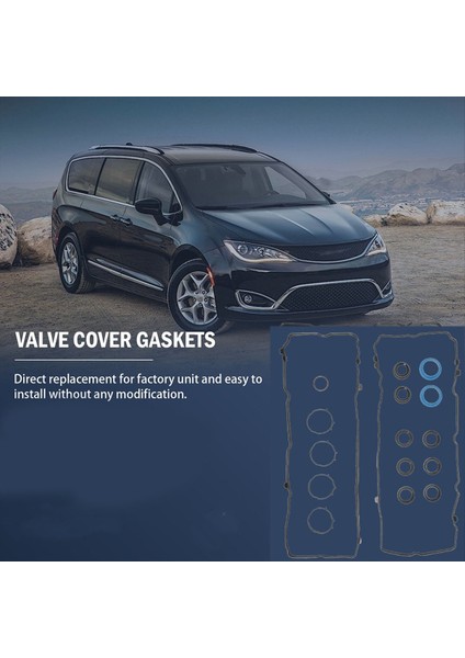 VC1184G Valf Kapak Contası Chrysler Pacifica Için Gromets ile 3 6l V6 Dohc 24V 2017-2019 (Yurt Dışından) modelleri