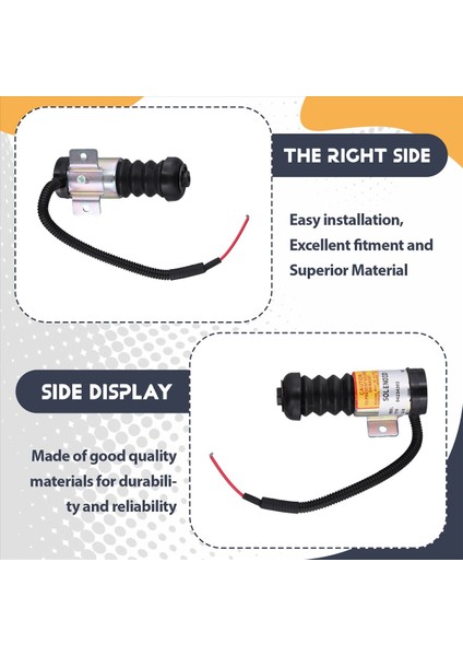0423-4303 24V Deutz Motorları Için Solenoid Vanalar Maymun 37DZ/S/1/E/2 0423-4303 04234303 (Yurt Dışından) indirimleri