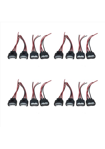 16PCS Kontak Dişi Konnektör Fiş Kabağı Pigtail Pigtail 2AZFE1ZZFE HS250H Pontiac Camry Corolla Rav4 Chevrolet (Yurt Dışından)