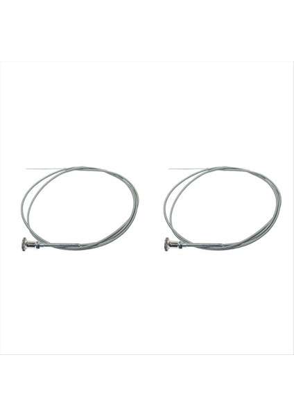 2x Chrome Universal 6 Ft Karbonhidrat Kamo Kablosu Push Pull Pull Choke Gaz Kablosu Sıcak Rod Holley Edelbrock (Yurt Dışından)
