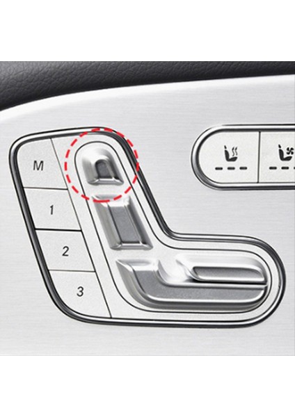 Mercedes Benz Gls Gle Için W167 2020-2024 Araba Sol Koltuk Başlık Anahtarı Düğmesi Düğmesi Kapak Trim Çerçeve Araç Iç Aksesuarları (Yurt Dışından) fiyatları