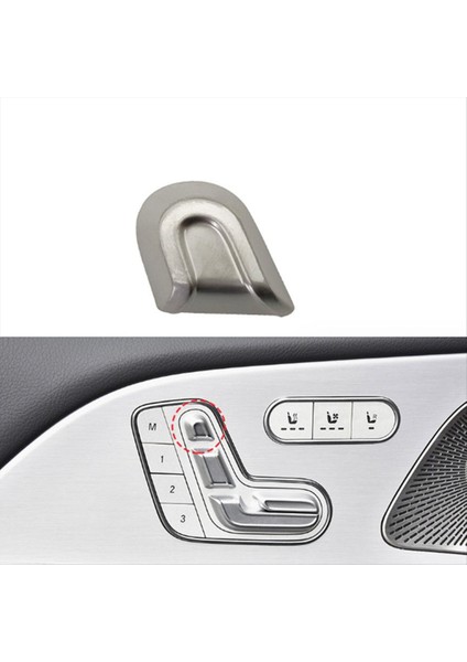 Mercedes Benz Gls Gle Için W167 2020-2024 Araba Sol Koltuk Başlık Anahtarı Düğmesi Düğmesi Kapak Trim Çerçeve Araç Iç Aksesuarları (Yurt Dışından) modelleri